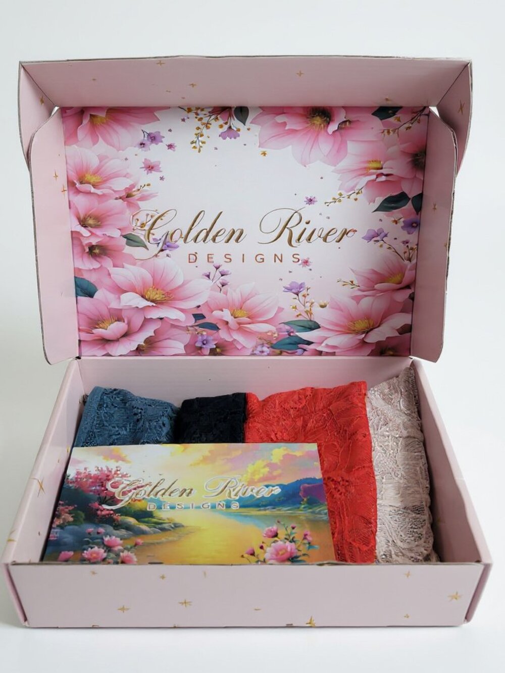 8 Piece Butterfly Lacy Panty Set